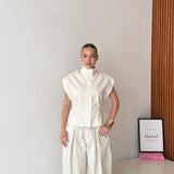 Coordinato Michelle 005 JUSTWEST - CREMA