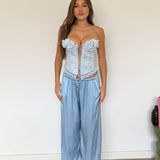 Corpetto Shany 8011-CELESTE