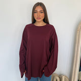 Maxi maglia Lolly 45252/2643-WINE