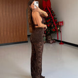 Pantalone Leah 5761-MARRONE