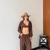 Coordinato Layan 6350 - MARRONE