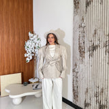 Giacca Snake GIÀ-C26-CREMA