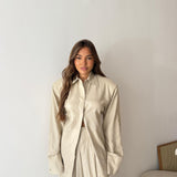 Coordinato Lino Zuma - BEIGE