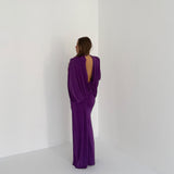 Abito Alya L2263- VIOLA