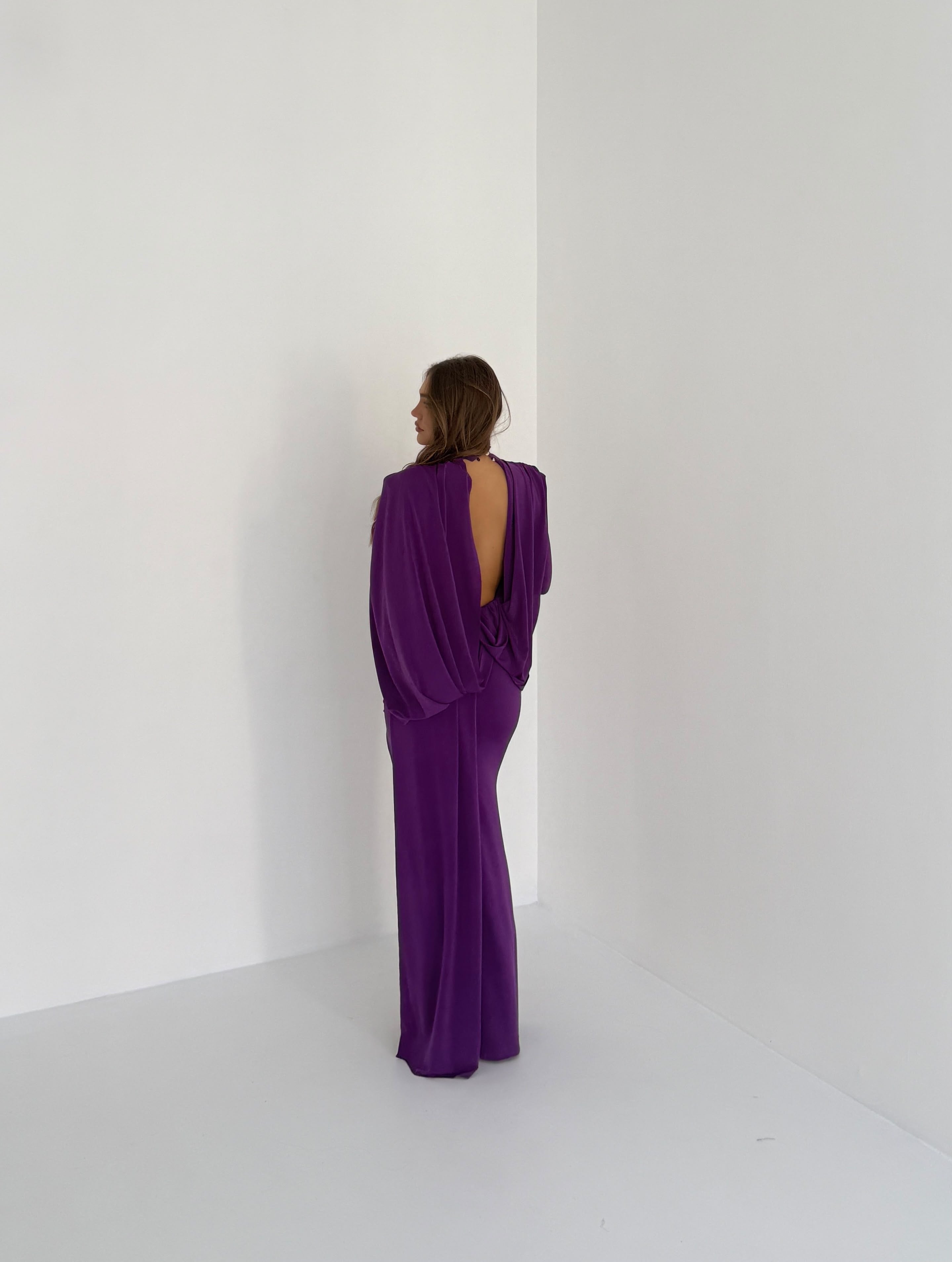 Abito Alya L2263- VIOLA