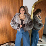 Pelliccia Graçe 68366-GRIGIO