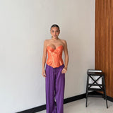 Pantalone Faye 24205 - VIOLA