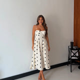 Abito Dayane 600588 - POIS BIANCO