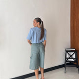 Shirt Holly JUSTWEST 1906-1 - AZZURRO