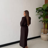 Coordinato Maeve 7193 - MARRONE