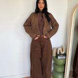 Giubbino Brookes YX509-MARRONE