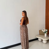 Pantalone Marrakech 1188- MARRONE CHIARO