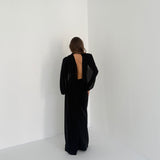 Abito Alya L2263- NERO