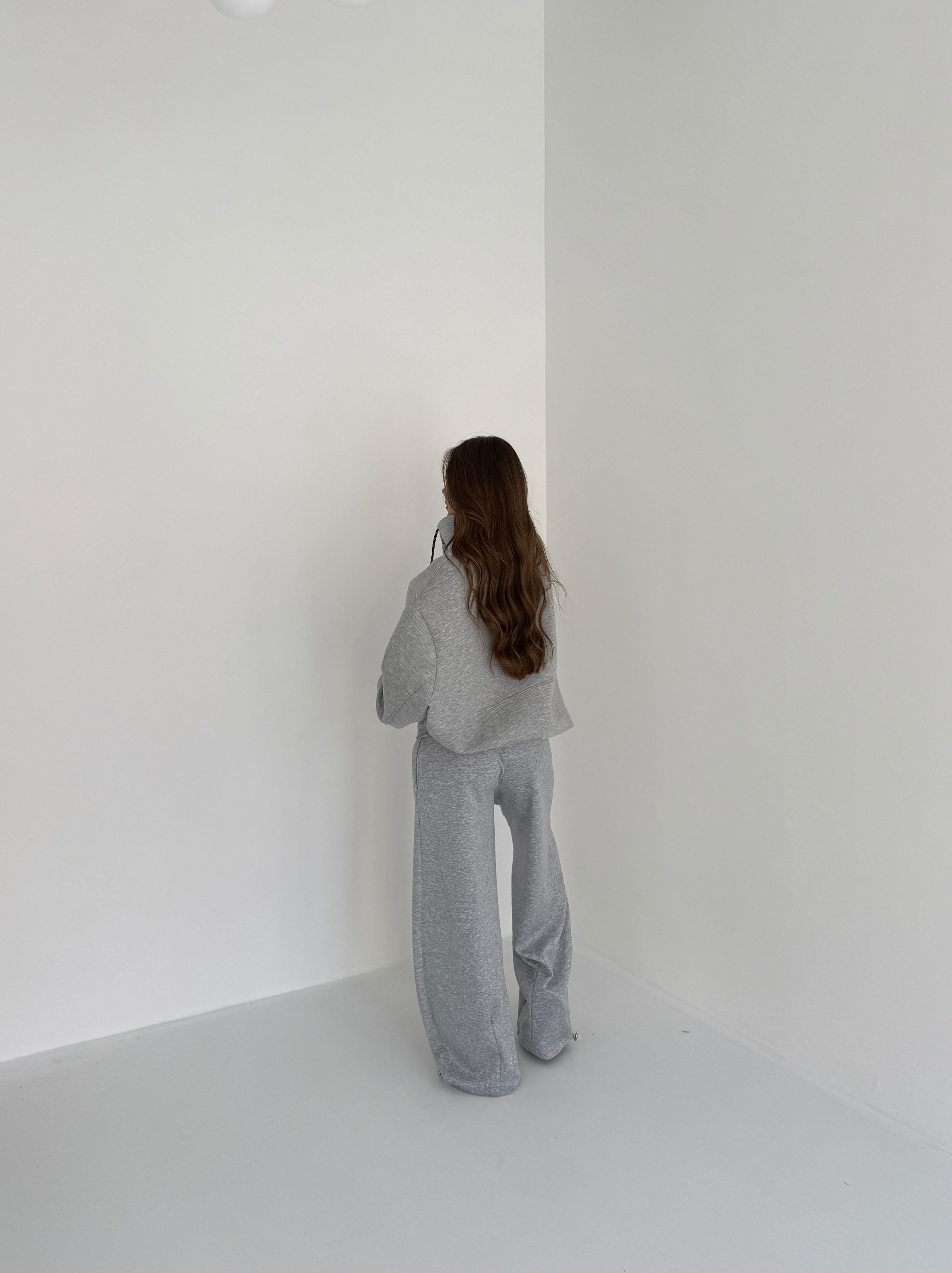 Giubbino/felpa Ambre 8829- GRIGIO