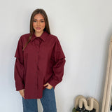 Camicia Yosan 2640-WINE