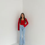 Maglia Eloise 174 JUST WEST - ROSSO