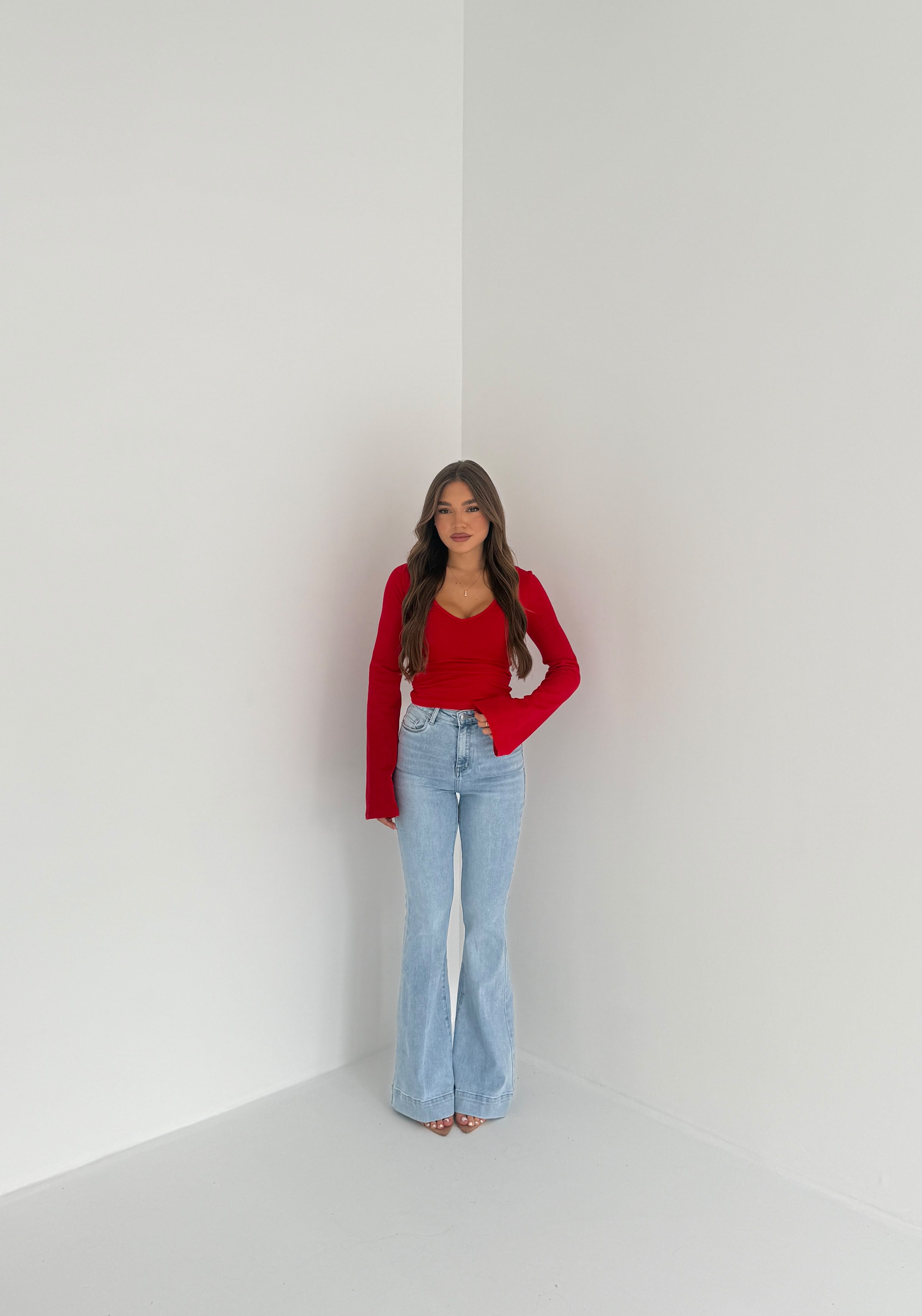 Maglia Eloise 174 JUST WEST - ROSSO