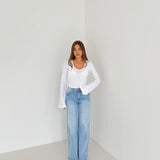 Maglia Eloise 174 JUST WEST - BIANCO
