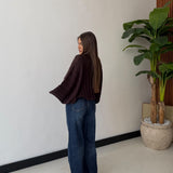 Maglioncino Keya 5095- MARRONE