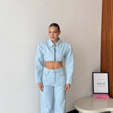 Coordinato Elda 2505 - DENIM CHIARO