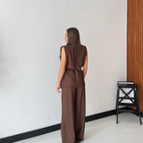 Coordinato Claribel 15905 - MARRONE