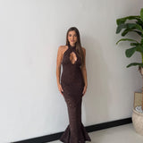 Abito Madame 2068- MARRONE