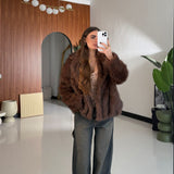 Pelliccia Wolf 5010 - MARRONE