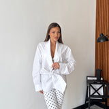 Camicia Fiocco 100% Cotone - BIANCO