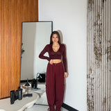 Pantalone Tayna 11528 - BORDEAUX