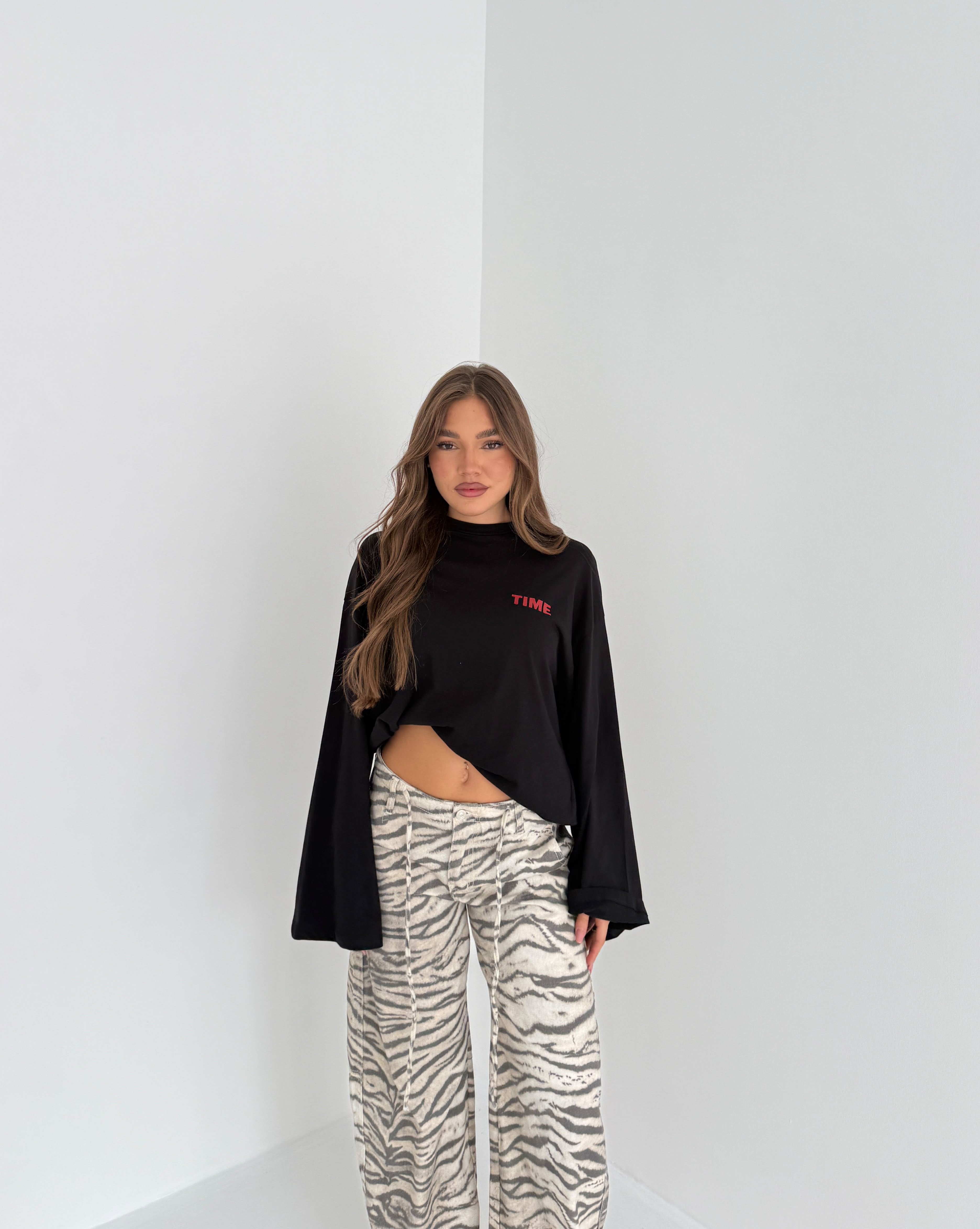 MaxiShirt Time JUSTWEST 134-M01- NERO