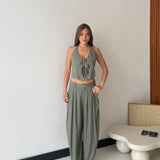 Pantalone Cara 12664 - VERDE MILITARE