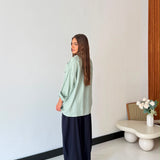 Camicia Cèlinè 2437- VERDE ACQUA