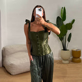 Corpetto Dayane 007-V.MILITARE