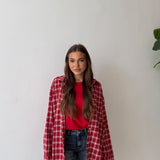 Camicia Ysaia 59448- ROSSO