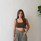 Top Lysia JUST-WEST 02711- V.MILITARE
