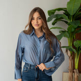 Camicia Brigitte 67023 - CELESTE