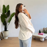 MaxiShirt longlseeve Soul 3205 - BIANCO