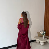 Coordinato Kendal 7836- WINE/FUCSIA
