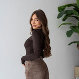 Body Millie 13627- MARRONE