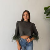 Maglia Kennedy JUSTWEST 158-T- VERDE MILITARE