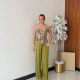 Pantalone Faye 24205-PISTACCHIO