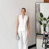 Coordinato Yasmine P1677 - BIANCO