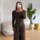 Maglia Elodì 28031-MARRONE