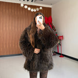 Pelliccia Freya 68363-VERDE