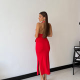 Abito Leissa 14810- ROSSO