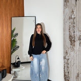 Maglia Dafne 3238- NERO