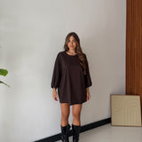 MaxiShirt Saem 2633- MARRONE