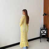 Cardigan Soleil 4338- GIALLO