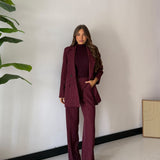 Coordinato Gessato Elodie 11190- WINE