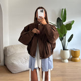 Giubbino Elara S-200-MARRONE